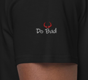 Do Good / Do Bad- Embroidery ( The Voices) "Most Wanted"- Black