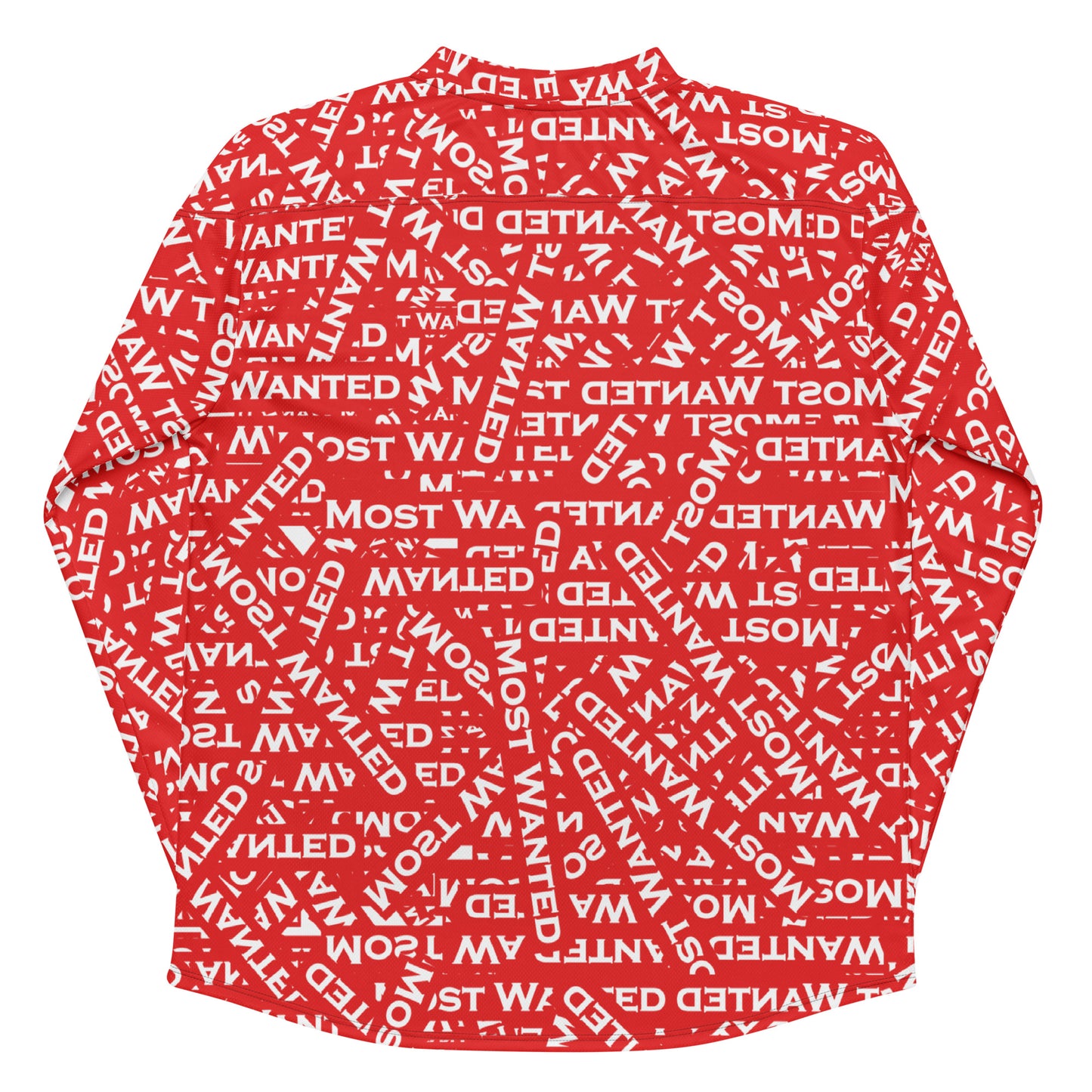 Most Wanted "Full Send" Long Sleeve hockey jersey(RED)