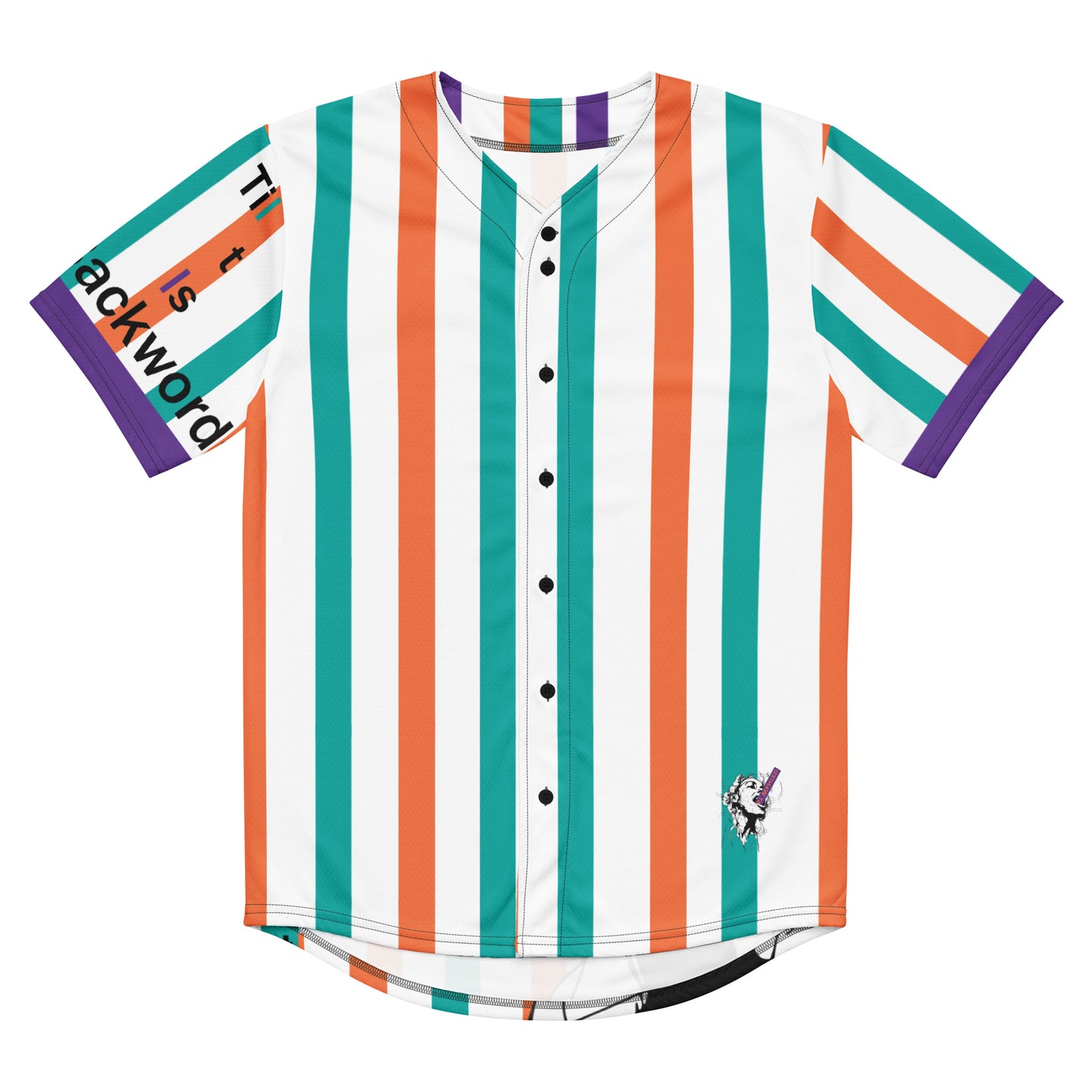 SWMW- (Til It Is Backwards)-Baseball Jersey #5