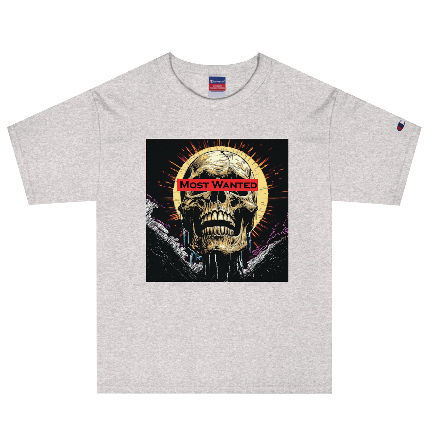 Skull #1( Most Wanted) Champion T-Shirt