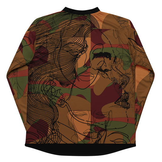 Trace My Beauty -Long Sleeve Jersey Sweater #3