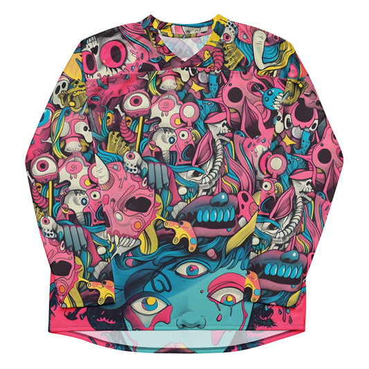 ITS A WEIRD WORLD (Most Wanted) #6 Hockey Jersey