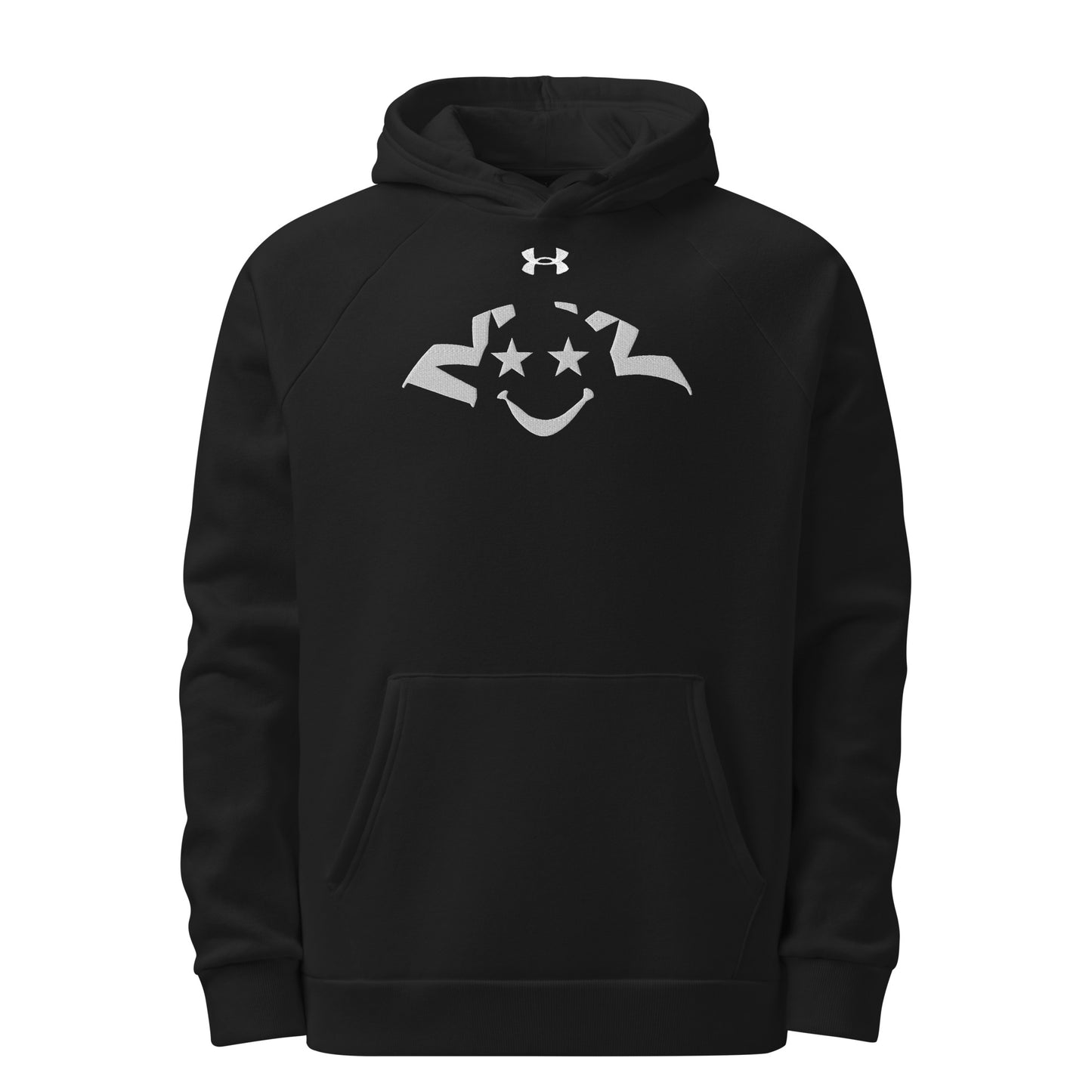 Smile For Me #3 "White" Embroidered (Most Wanted) Under Armour® hoodie