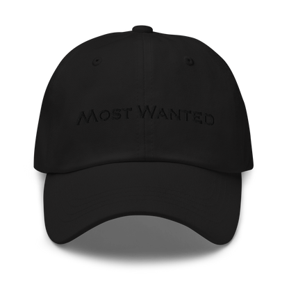 ORIGINAL BLACK MOST WANTED DAD HAT