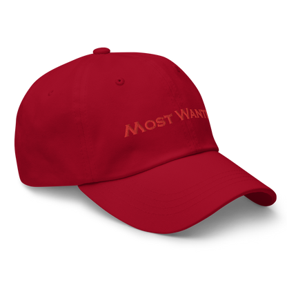 ORIGINAL RED MOST WANTED DAD HAT