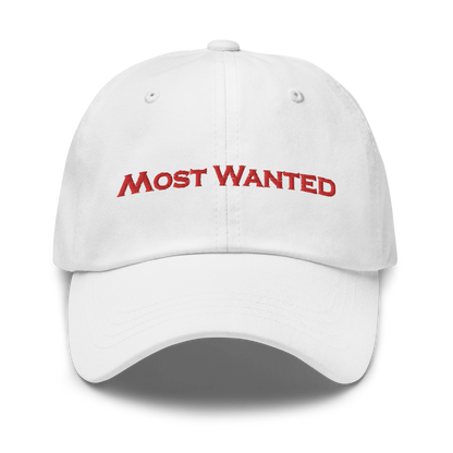 ORIGINAL RED MOST WANTED DAD HAT