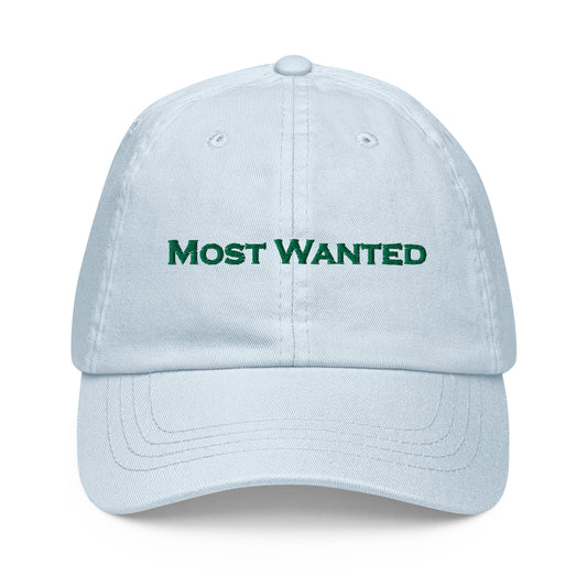 Green Embroidered "Most Wanted" Chill🥶🥶🥶 Bucket Hat