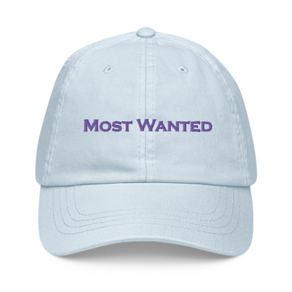 Purple Embroidered "Most Wanted" Chill🥶🥶🥶 Bucket Hat