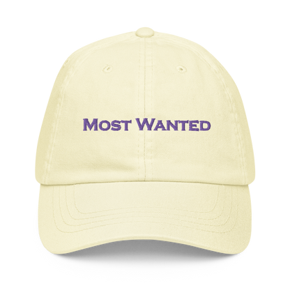 Purple Embroidered "Most Wanted" Chill🥶🥶🥶 Bucket Hat