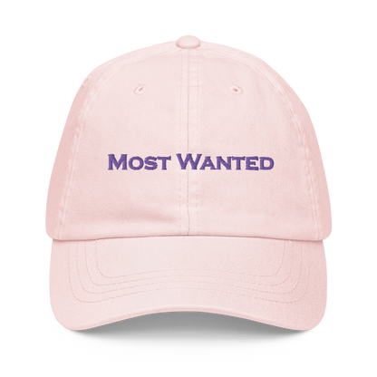 Purple Embroidered "Most Wanted" Chill🥶🥶🥶 Bucket Hat