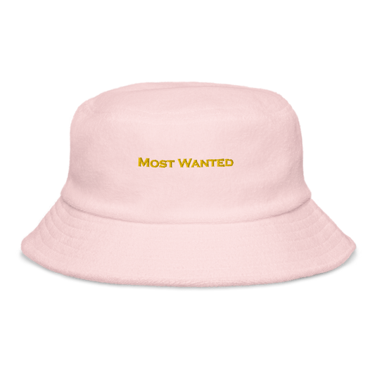 Gold Embroidered "Most Wanted" Chill🥶🥶🥶 Bucket Hat